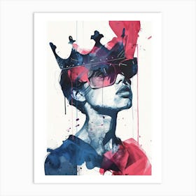 Woman With A Crown Art Print