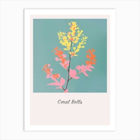 Coral Bells 1 Square Flower Illustration Poster Art Print