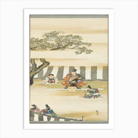 Kusunoki Masashige Before The Battle At Minato River , Kamisaka Sekka Art Print