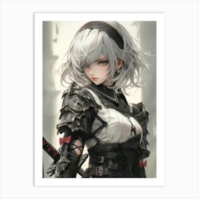 2B Nier Automata Art Print