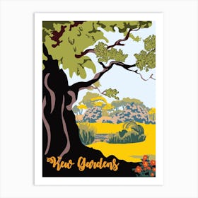 Big Tree On Kew Gardens, London Art Print