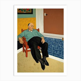 Man In A Chair Art Print