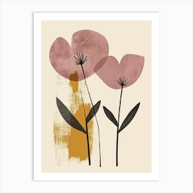 Melbourne Flower Market Boho Minimalist Style 1 Art Print