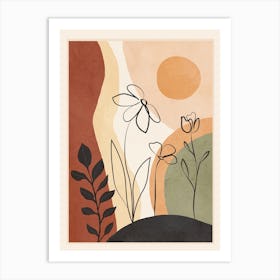 Plant Life Design 03 Art Print