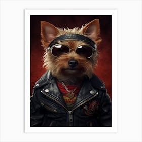 Gangster Dog Australian Terrier 3 Art Print