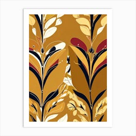 Gold Leaf Art Print