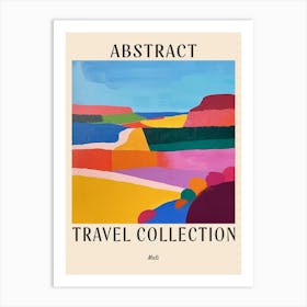 Abstract Travel Collection Poster Mali 2 Art Print