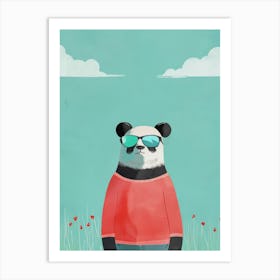 Panda Bear Canvas Print 1 Art Print