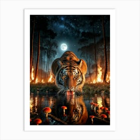 Wild Fire Life Art Print