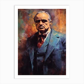 Gangster Art Don Vito Corleone The Godfather 7 Art Print