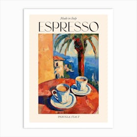 Perugia Espresso Made In Italy 4 Poster Art Print