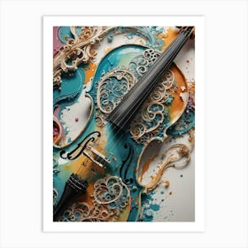 Violin Art Art Print