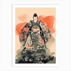 Samurai Illustration 5 Art Print
