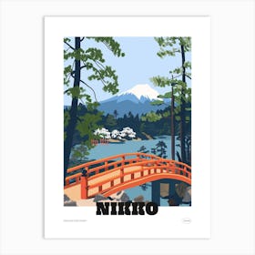 Nikko Japan 8 Colourful Travel Poster Art Print