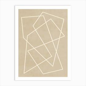 Abstract Geometric - b01 Art Print