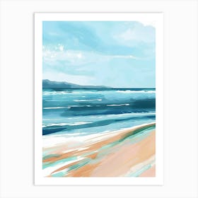 Beach Painting Art Print