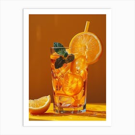 Orange Iced Tea 6 Art Print