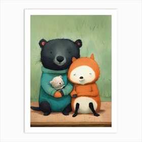 Little Bears Art Print