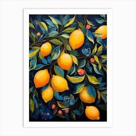 Citrus Joy 6 Art Print