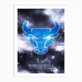 Buffalo Bulls Art Print