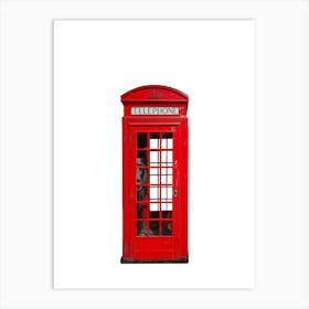 London Telephone Booth Art Print