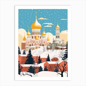 Russia 2 Travel Illustration Art Print