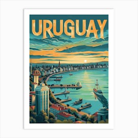 Uruguay Art Print