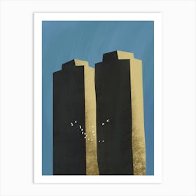 Two Towers Art Print