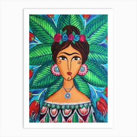 Frida Garden Art Print