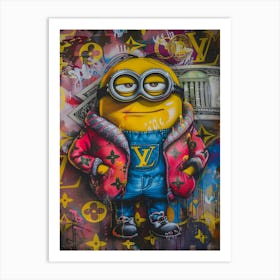 Pop art Minion Art Print