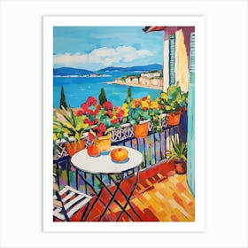 Cannes France 8 Fauvist Painting Art Print