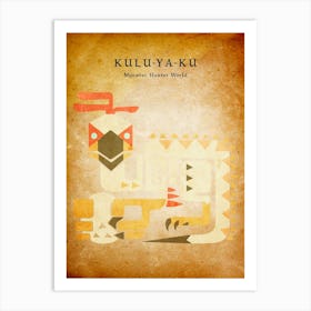 Kulu Ya Ku Vintage Art Print