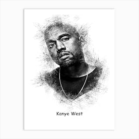 Kanye West 1 Art Print