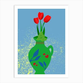 Red Tulips Affiche