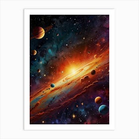 Magic space 1 Art Print