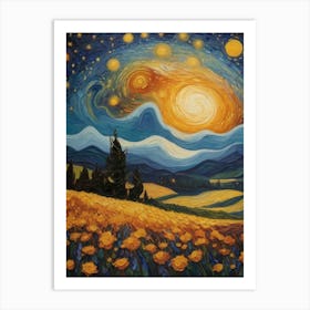 Starry Night 97 Art Print