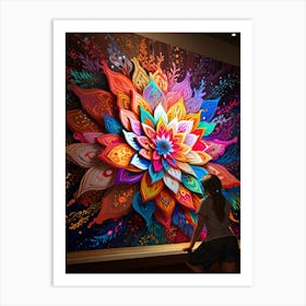 Colorful Flower Art Print