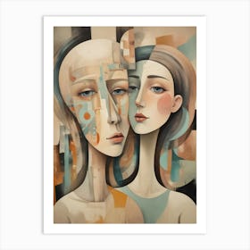 Two Faces 5 Art Print