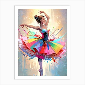 Ballerina Painting 4 Art Print