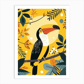 Yellow Toucan 1 Art Print