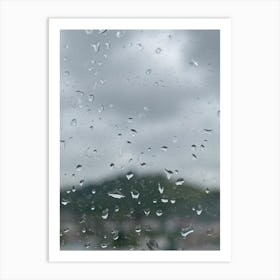 Img 4567 Rain outside the window Art Print