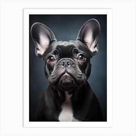 French Bulldog Portrait Art Print