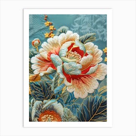 Chinese Flower Painting 61 Art Print