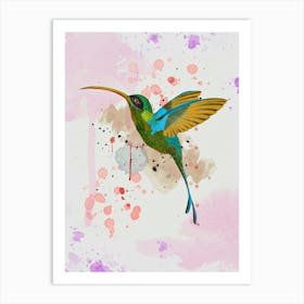 Surviving Humanity - Watercolor Humminbird Art Print