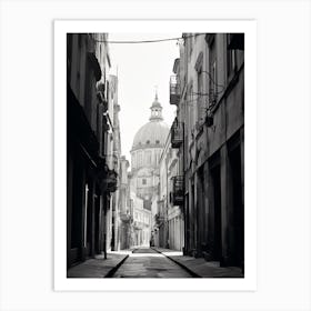 Split, Croatia, Black And White Old Photo 3 Art Print