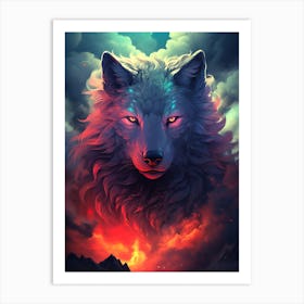 Wolf Fantasy Art Print