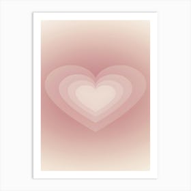 Heart Of Roses Art Print