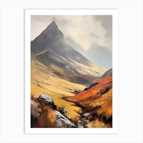 Snowdon Wales 1 Mountain Painting Art Print