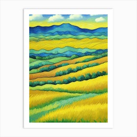 Canola Field Art Print