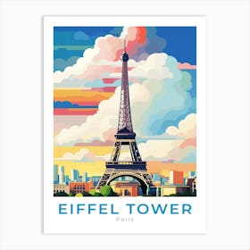 Paris Eiffel Tower Travel Art Print